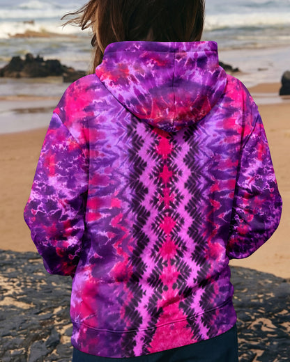 PURPLE PINK MANDALA HEART ALL OVER PRINT - TYPQ0604062