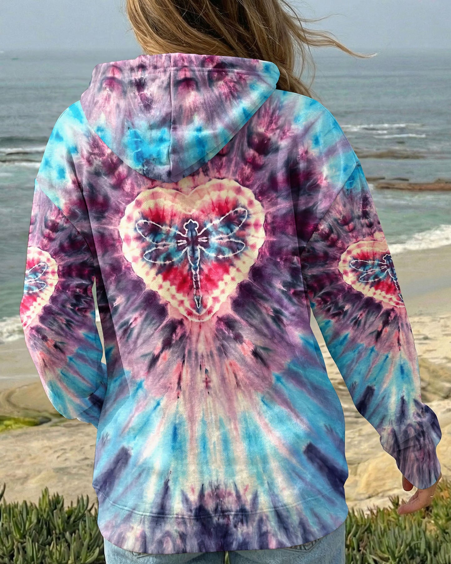 DREAMY DRAGONFLY HEART ALL OVER PRINT - TYPQ0804262