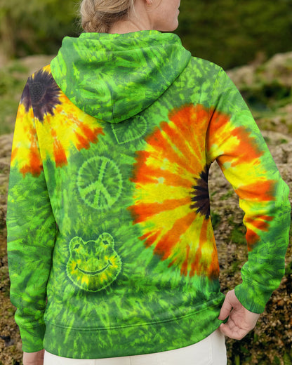 FLOWER PEACE LOVE FROG ALL OVER PRINT - TYPQ1504261