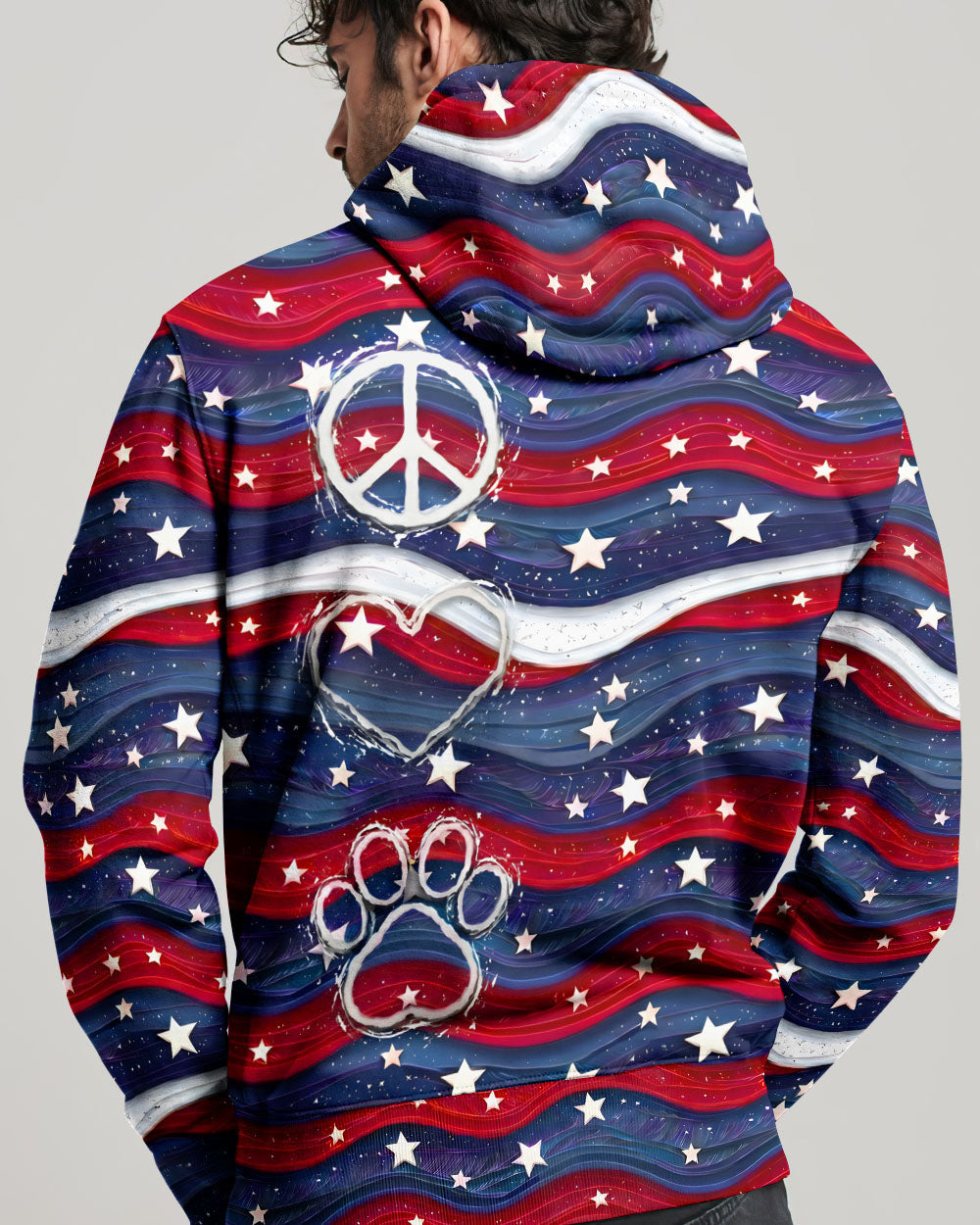 PEACE LOVE PAW ALL OVER PRINT - TYPQ2905261