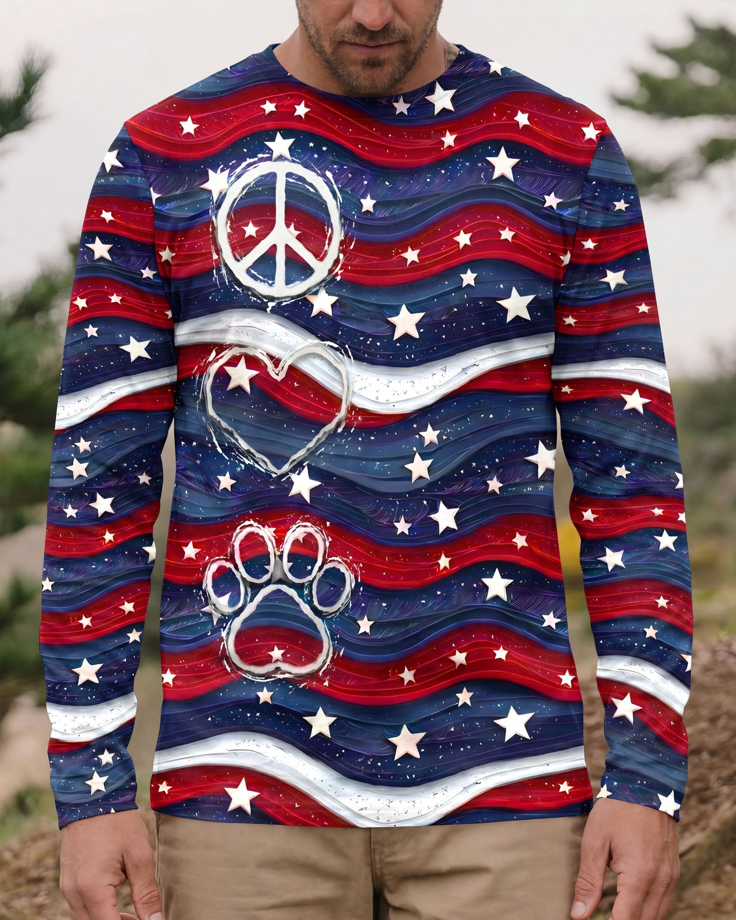 PEACE LOVE PAW ALL OVER PRINT - TYPQ2905261