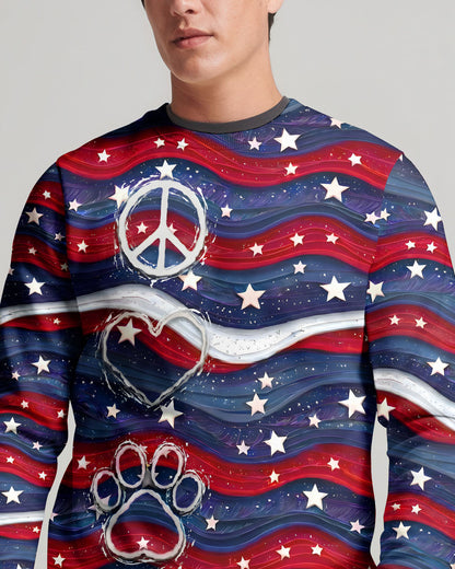 PEACE LOVE PAW ALL OVER PRINT - TYPQ2905261