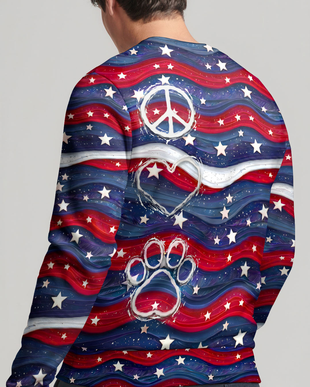 PEACE LOVE PAW ALL OVER PRINT - TYPQ2905261