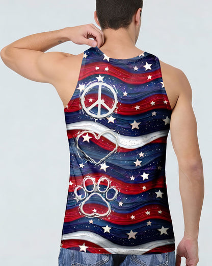 PEACE LOVE PAW ALL OVER PRINT - TYPQ2905261