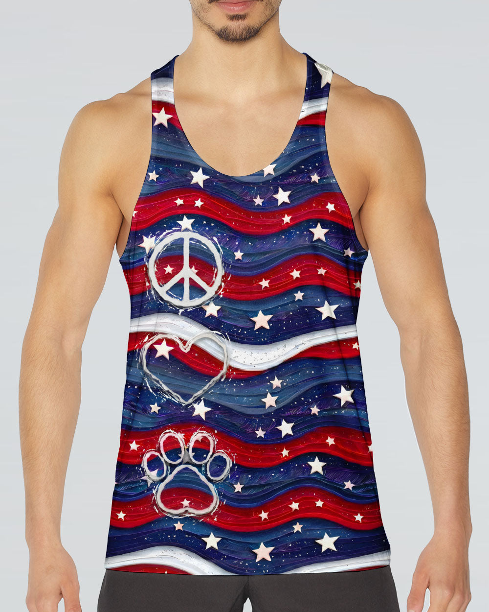 PEACE LOVE PAW ALL OVER PRINT - TYPQ2905261
