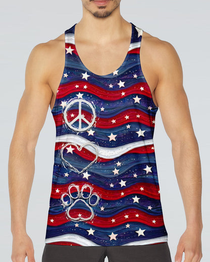 PEACE LOVE PAW ALL OVER PRINT - TYPQ2905261