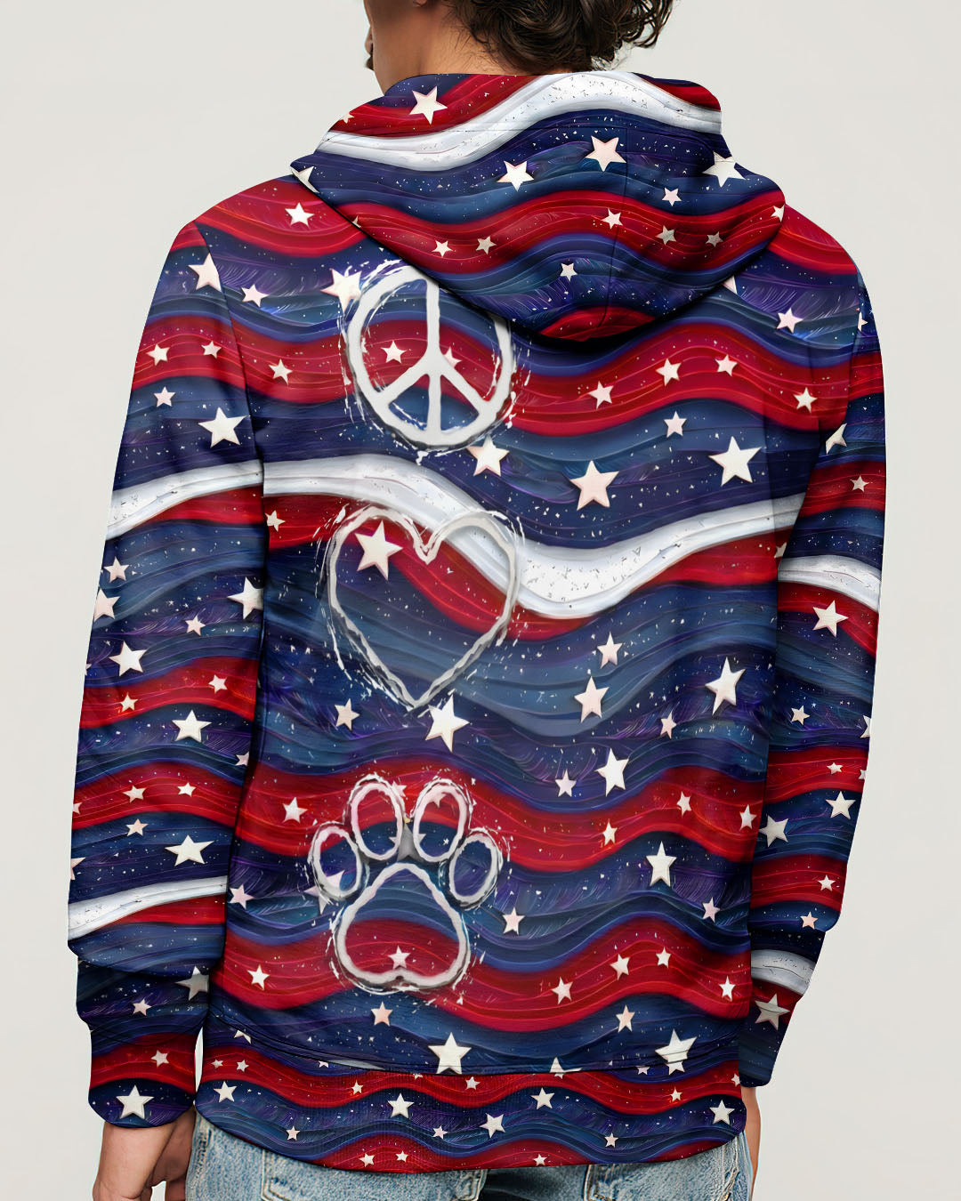 PEACE LOVE PAW ALL OVER PRINT - TYPQ2905261