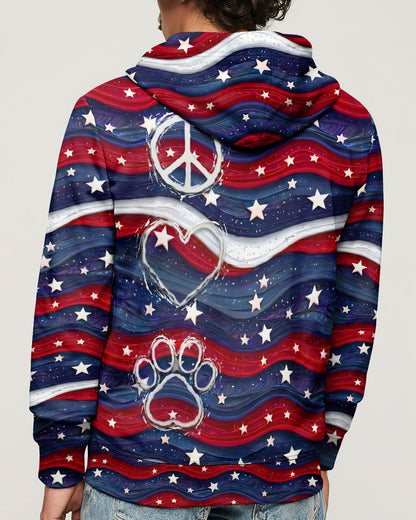 PEACE LOVE PAW ALL OVER PRINT - TYPQ2905261