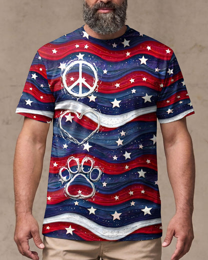 PEACE LOVE PAW ALL OVER PRINT - TYPQ2905261