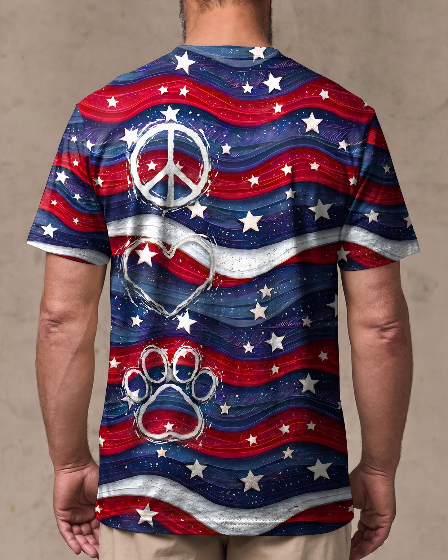 PEACE LOVE PAW ALL OVER PRINT - TYPQ2905261