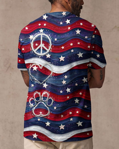 PEACE LOVE PAW ALL OVER PRINT - TYPQ2905261