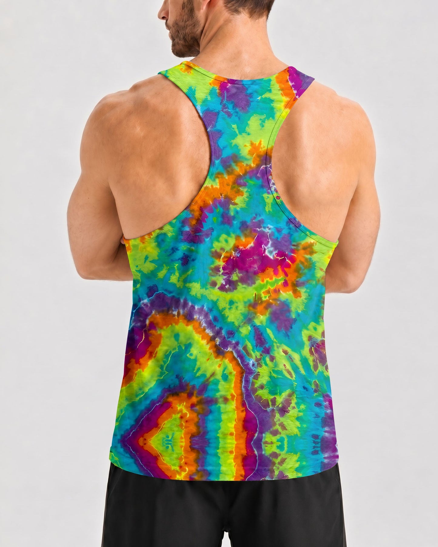 JUST BREATHE COLORFUL FROG ALL OVER PRINT - TYPQ2906261