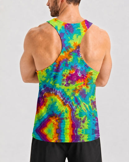 JUST BREATHE COLORFUL FROG ALL OVER PRINT - TYPQ2906261