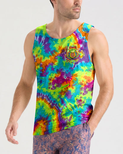 JUST BREATHE COLORFUL FROG ALL OVER PRINT - TYPQ2906261