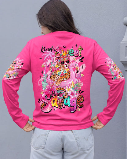 KINDA SWEET KINDA SAVAGE LEOPARD ALL OVER PRINT - TYQY0107262