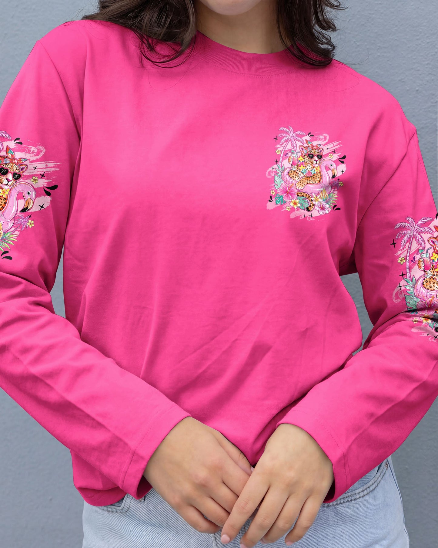 KINDA SWEET KINDA SAVAGE LEOPARD ALL OVER PRINT - TYQY0107262