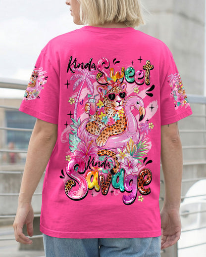 KINDA SWEET KINDA SAVAGE LEOPARD ALL OVER PRINT - TYQY0107262