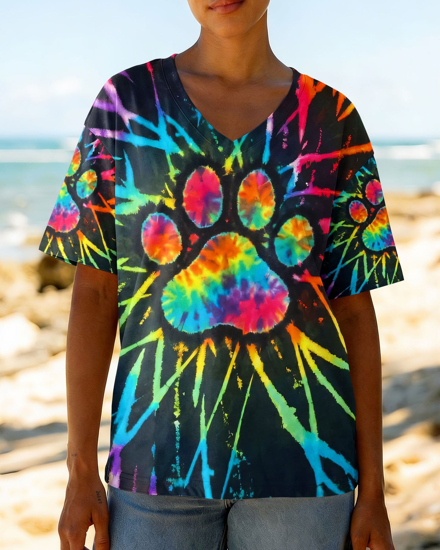 COLORFUL PAW AURA ALL OVER PRINT - TYQY0204261