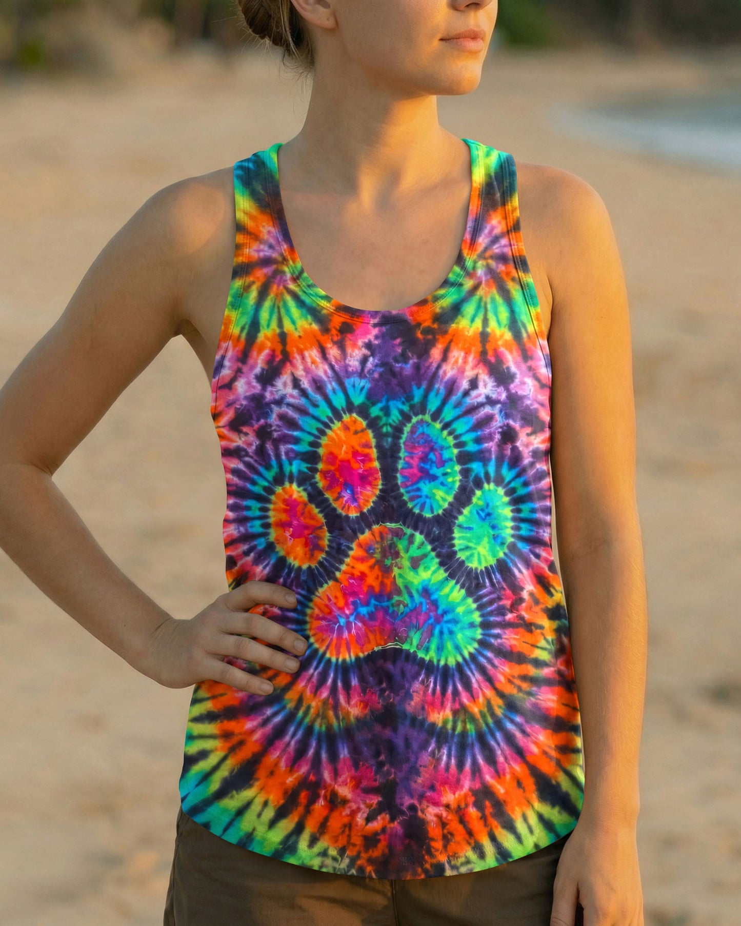 COLORFUL PAW ALL OVER PRINT - TYPQ0204261