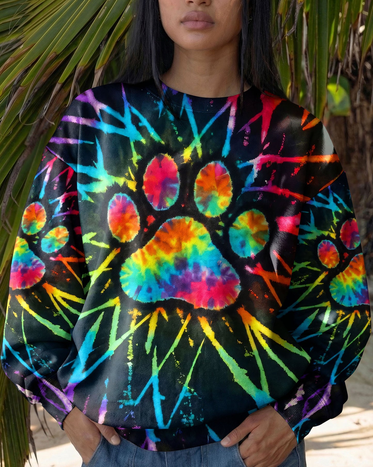 COLORFUL PAW AURA ALL OVER PRINT - TYQY0204261