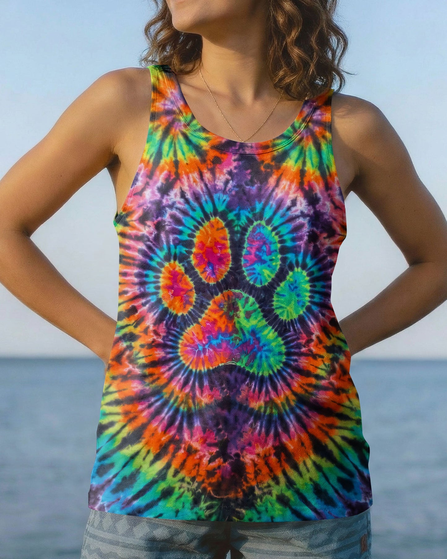 COLORFUL PAW ALL OVER PRINT - TYPQ0204261
