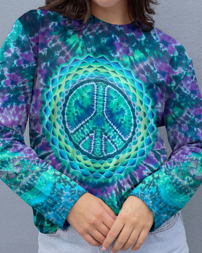 MANDALA PEACE BLUE TEAL ALL OVER PRINT - TYQY0604261