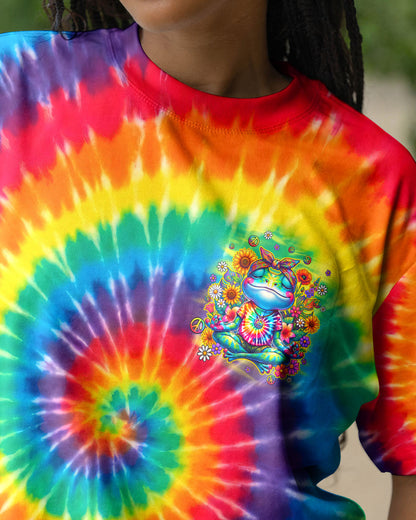JUST BREATHE FROG COLORFUL ALL OVER PRINT - TYQY0705261