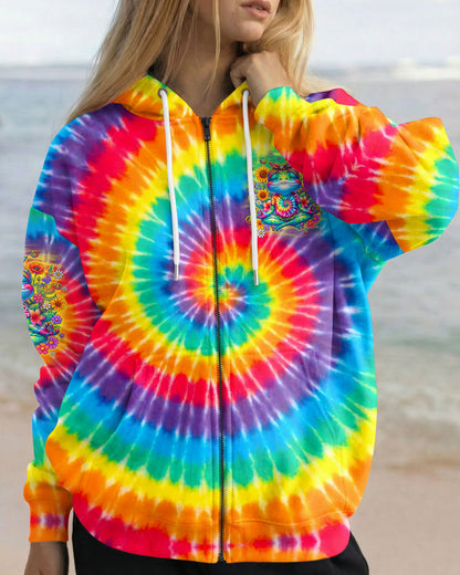 JUST BREATHE FROG COLORFUL ALL OVER PRINT - TYQY0705261