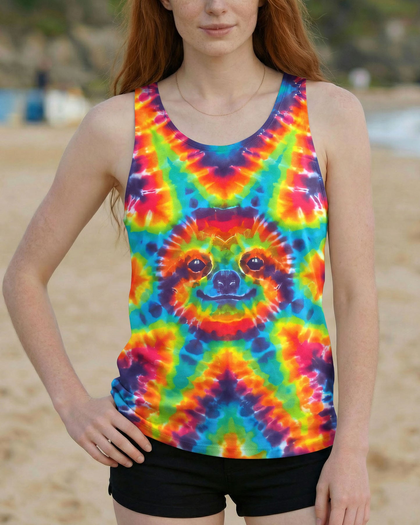 SLOTH COLORFUL ALL OVER PRINT - TYQY0804262