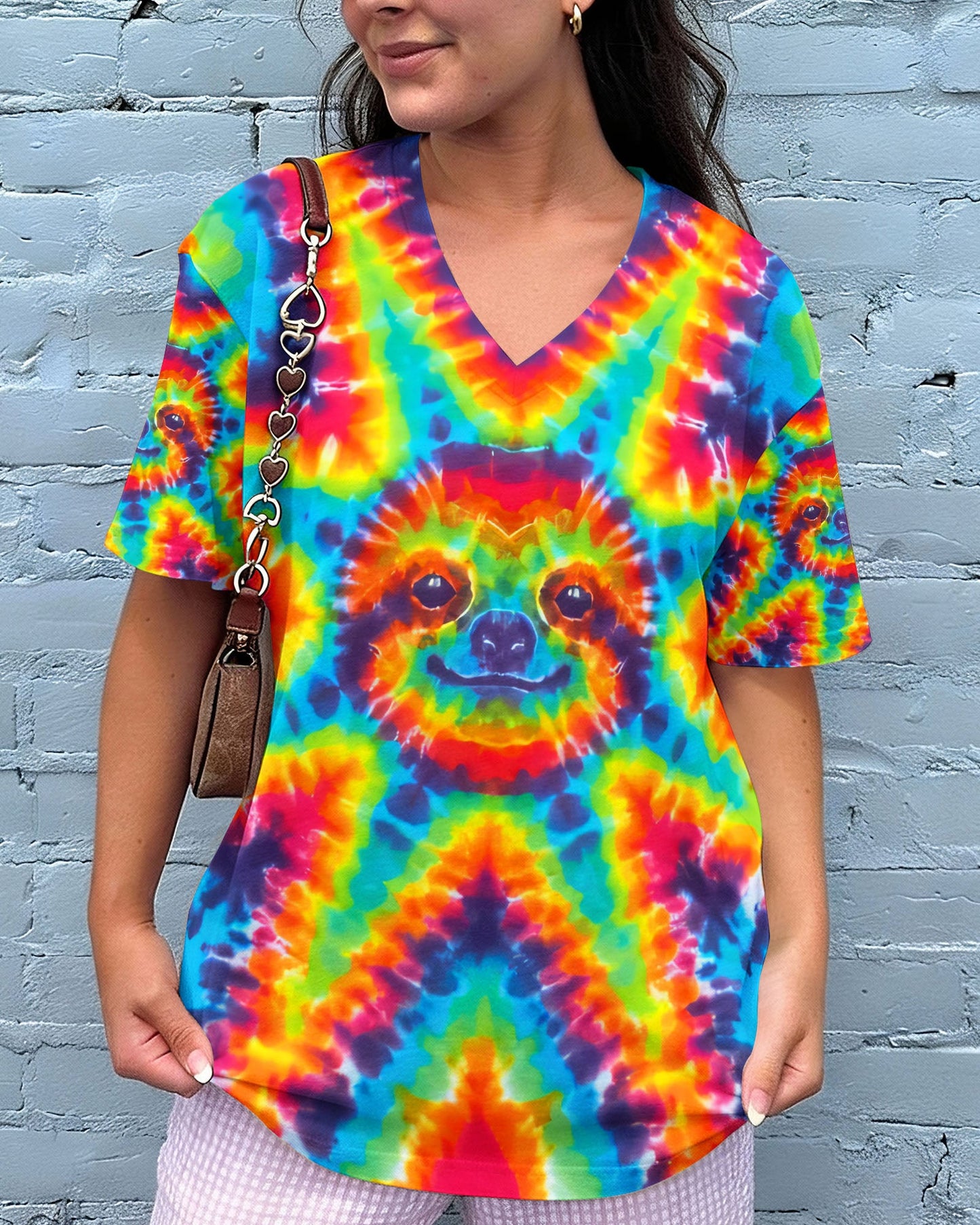 SLOTH COLORFUL ALL OVER PRINT - TYQY0804262
