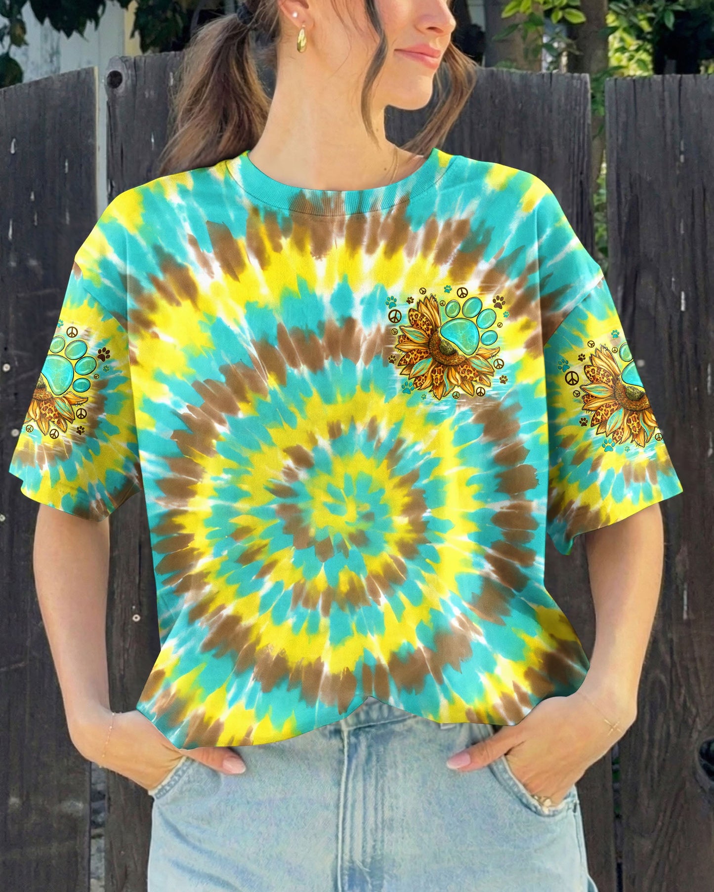 LIFE IS BETTER WITH DOGS ALL OVER PRINT - TYQY0805262