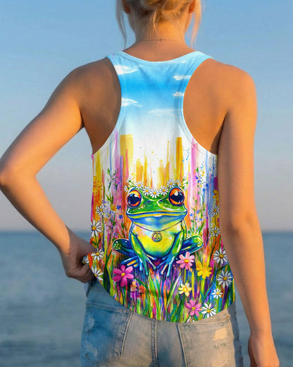 WHISPER WORDS OF WISDOM LET IT BE FROG ALL OVER PRINT - TYQY0806262