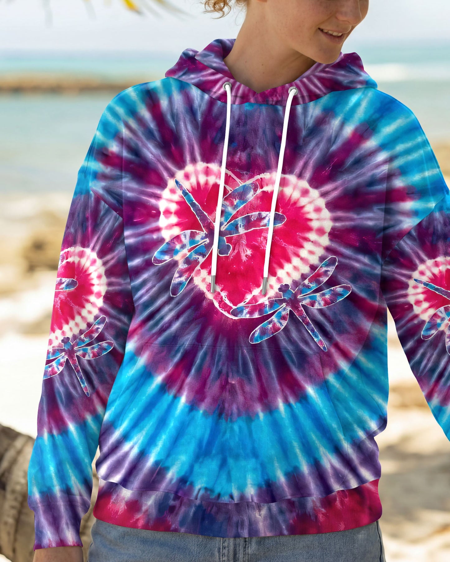 DRAGONFLIES LOVE BLOOM ALL OVER PRINT - TYQY0904263