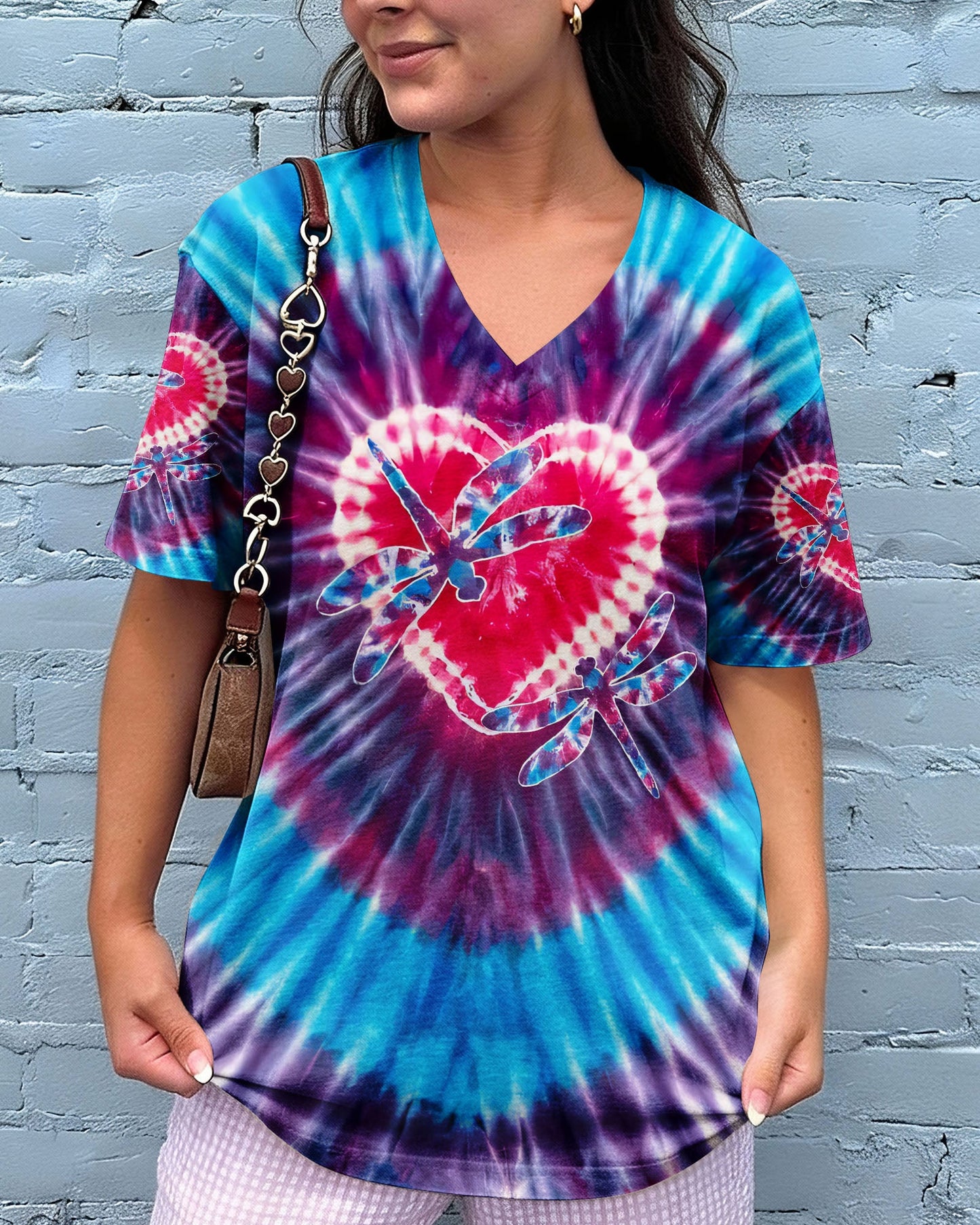 DRAGONFLIES LOVE BLOOM ALL OVER PRINT - TYQY0904263