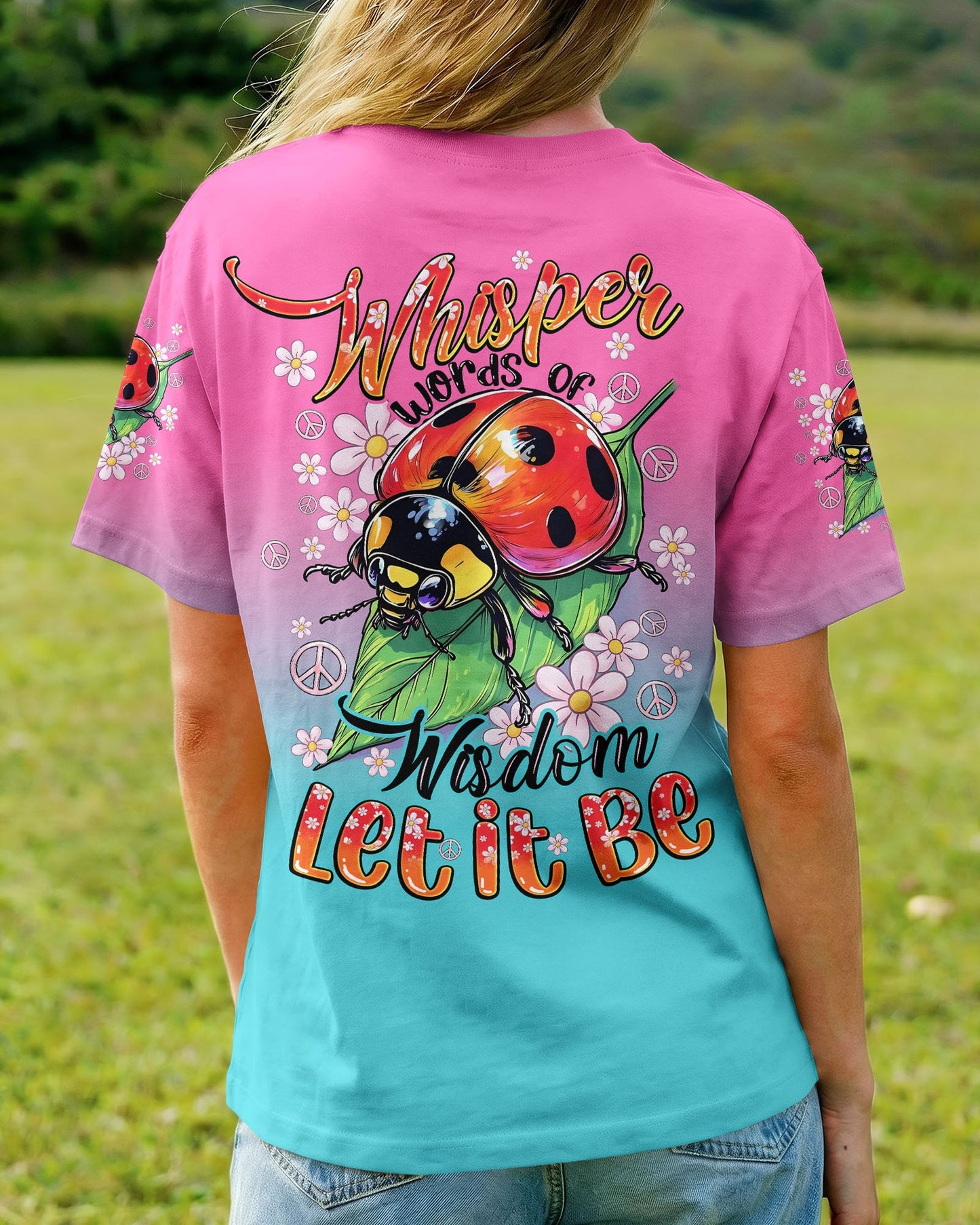 WHISPER WORDS OF WISDOM LET IT BE LADYBUG ALL OVER PRINT - TYQY0906262