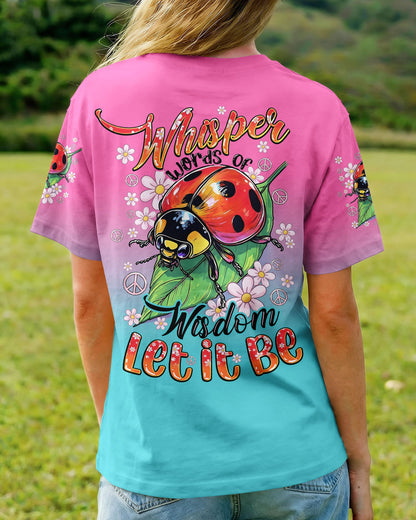 WHISPER WORDS OF WISDOM LET IT BE LADYBUG ALL OVER PRINT - TYQY0906262