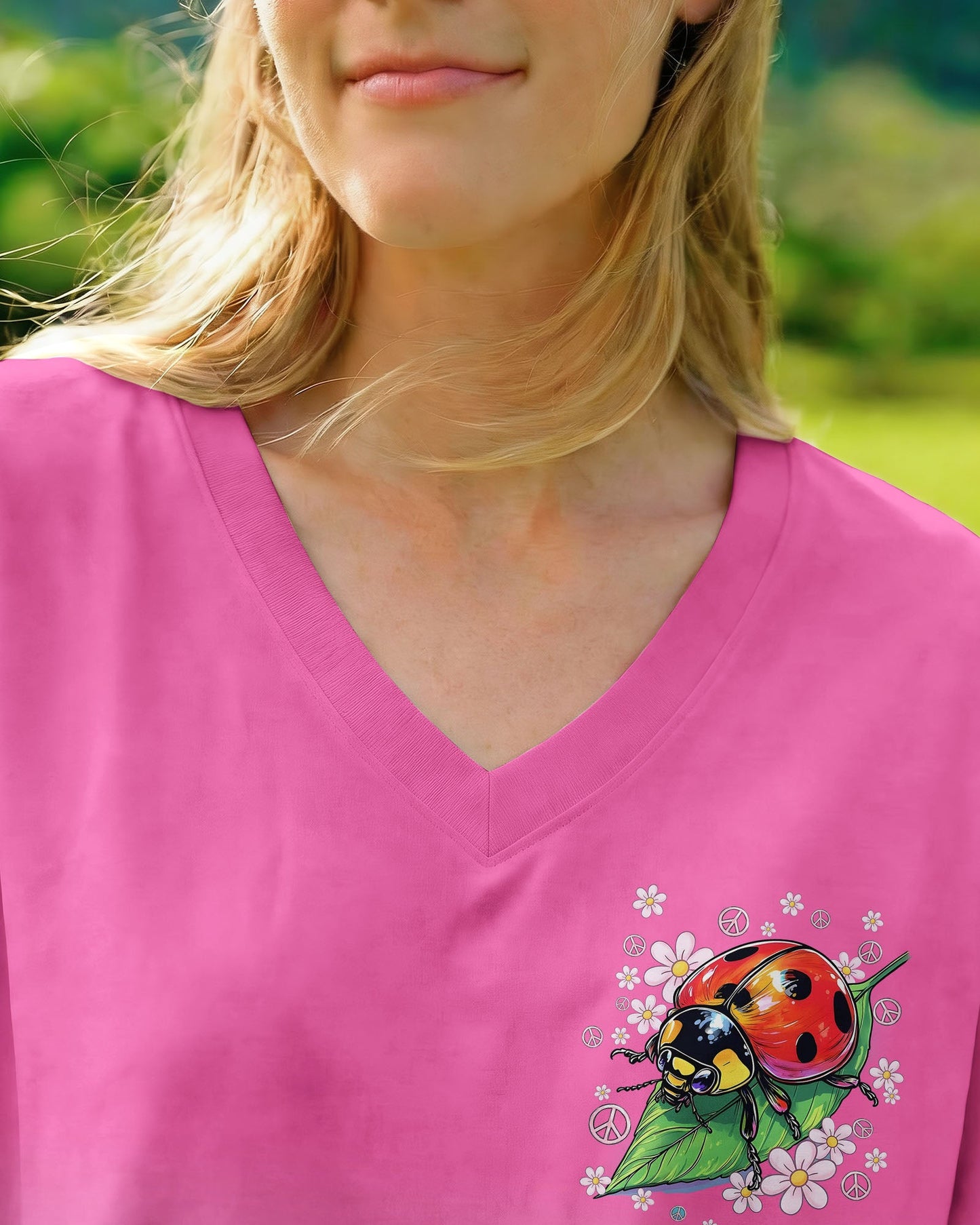 WHISPER WORDS OF WISDOM LET IT BE LADYBUG ALL OVER PRINT - TYQY0906262