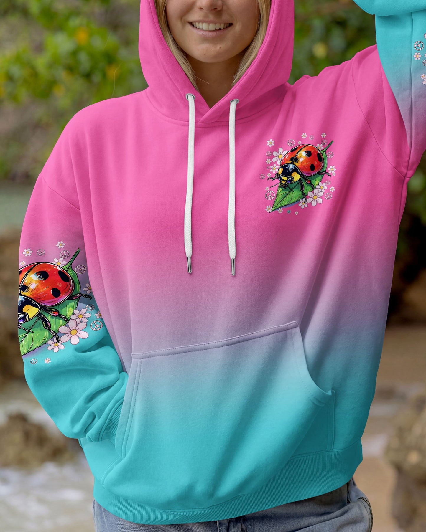 WHISPER WORDS OF WISDOM LET IT BE LADYBUG ALL OVER PRINT - TYQY0906262