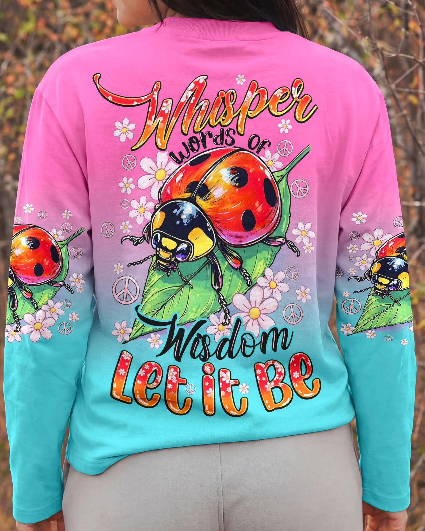 WHISPER WORDS OF WISDOM LET IT BE LADYBUG ALL OVER PRINT - TYQY0906262