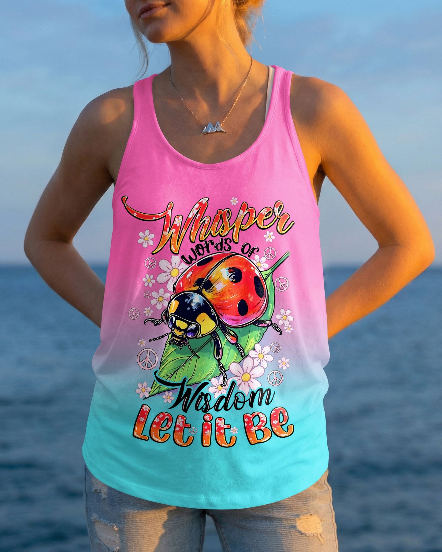 WHISPER WORDS OF WISDOM LET IT BE LADYBUG ALL OVER PRINT - TYQY0906262