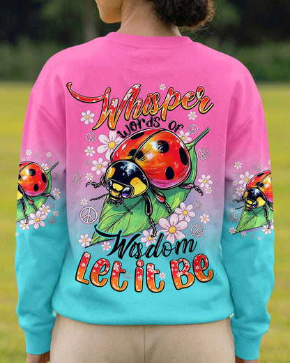WHISPER WORDS OF WISDOM LET IT BE LADYBUG ALL OVER PRINT - TYQY0906262