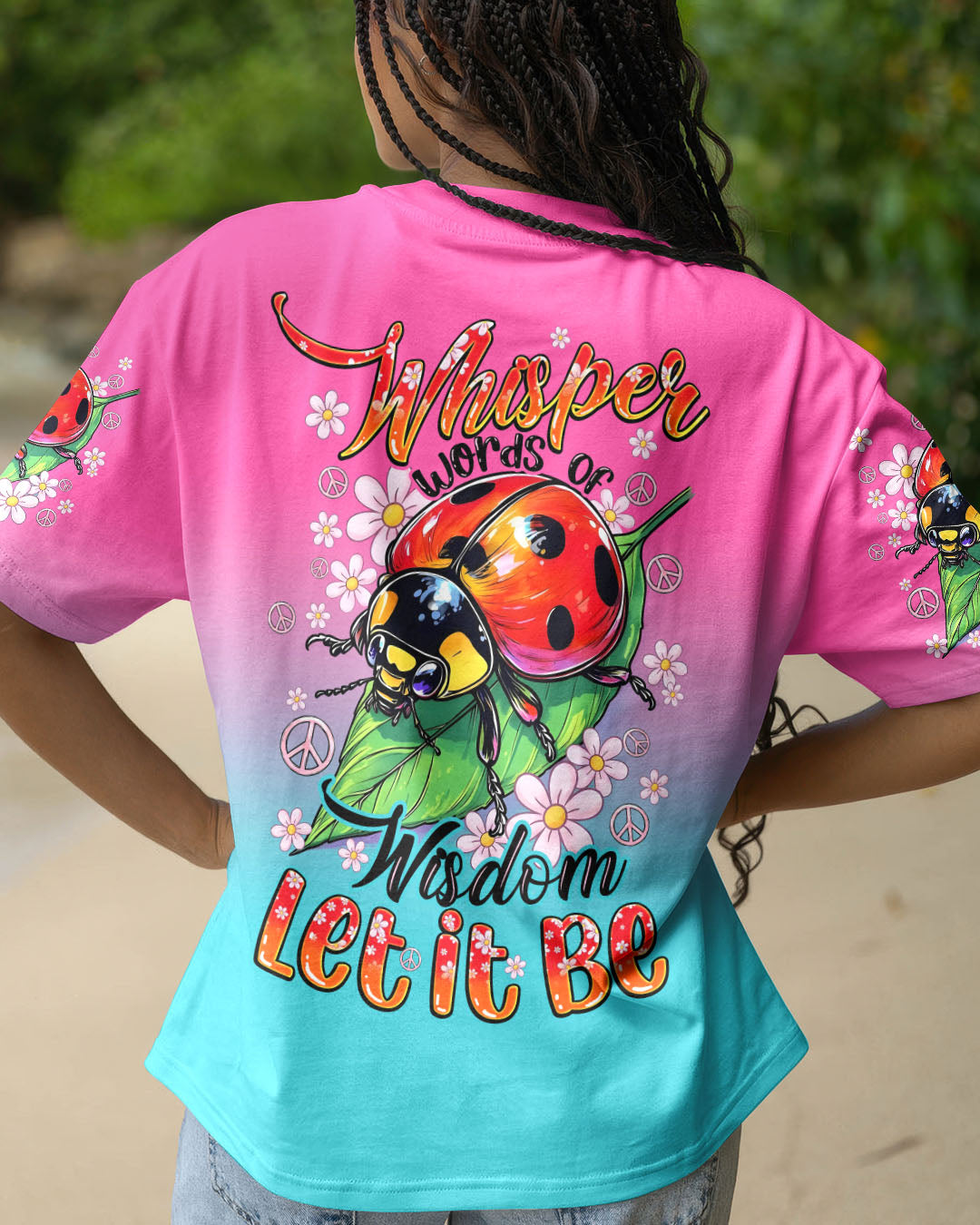 WHISPER WORDS OF WISDOM LET IT BE LADYBUG ALL OVER PRINT - TYQY0906262