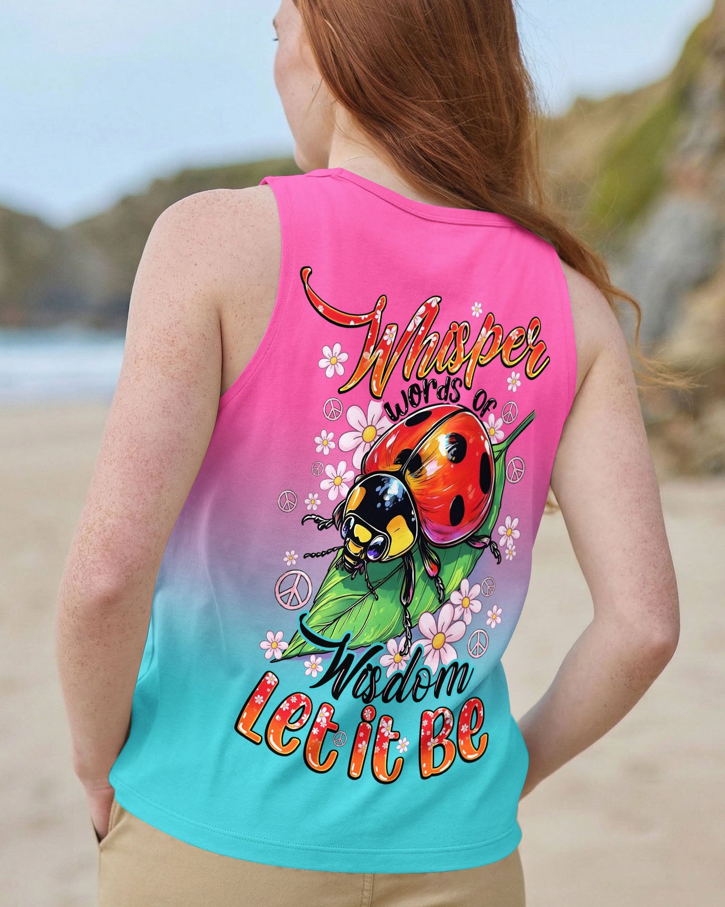 WHISPER WORDS OF WISDOM LET IT BE LADYBUG ALL OVER PRINT - TYQY0906262
