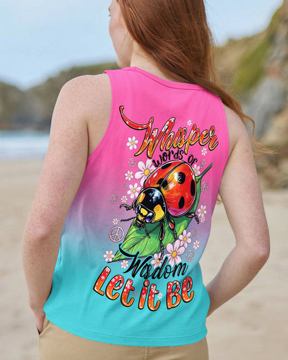 WHISPER WORDS OF WISDOM LET IT BE LADYBUG ALL OVER PRINT - TYQY0906262