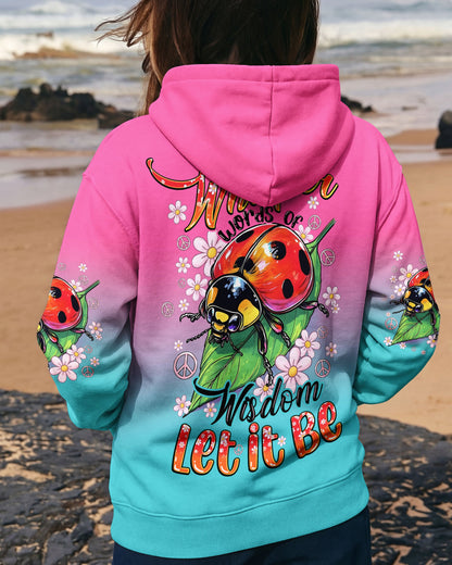 WHISPER WORDS OF WISDOM LET IT BE LADYBUG ALL OVER PRINT - TYQY0906262