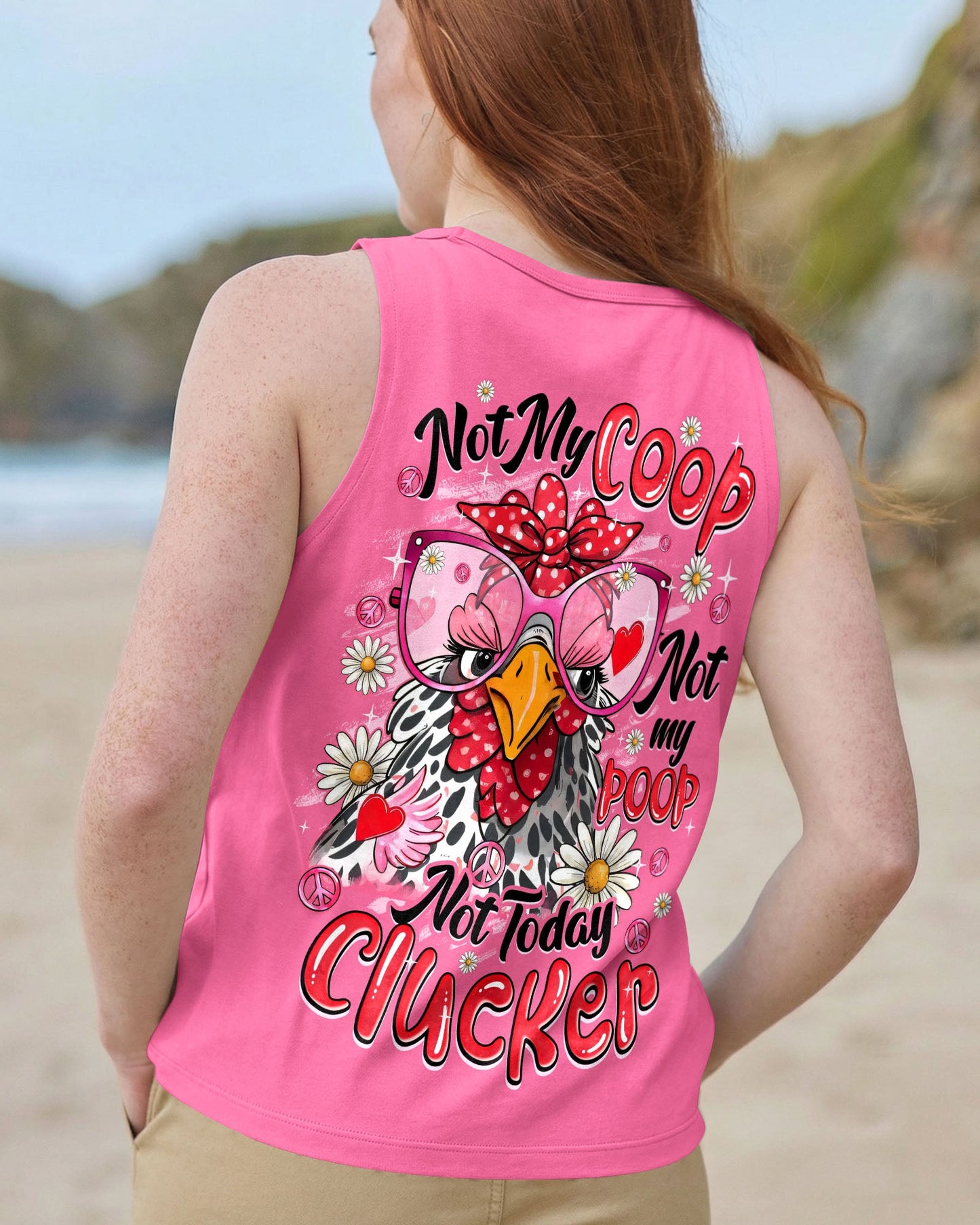 NOT TODAY CLUCKER CHICKEN ALL OVER PRINT - TYQY0907261