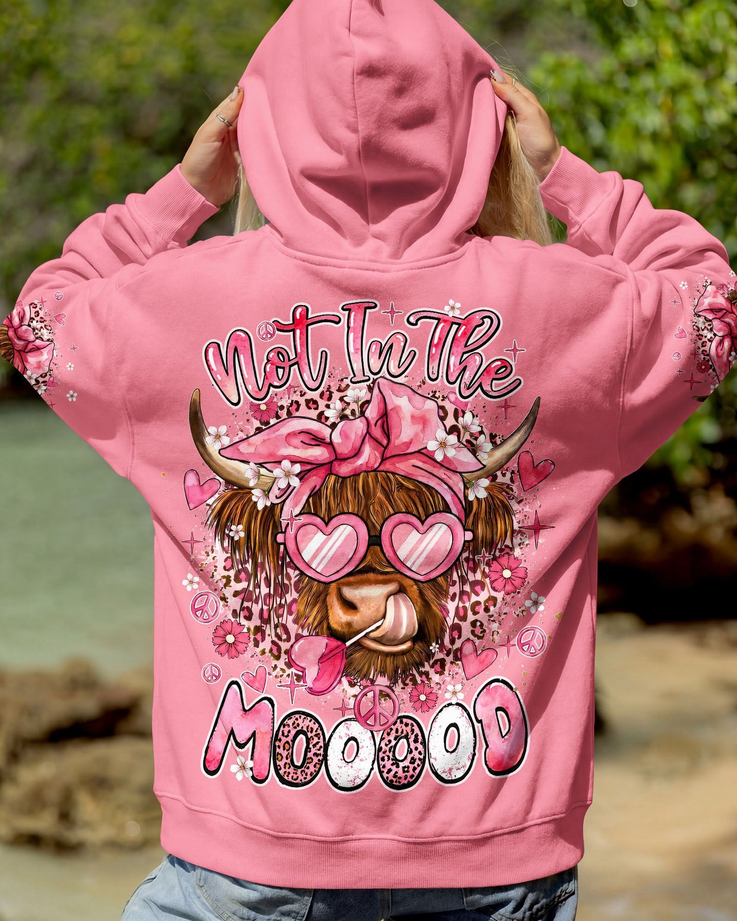 NOT IN THE MOOOOD COW ALL OVER PRINT - TYQY1006263