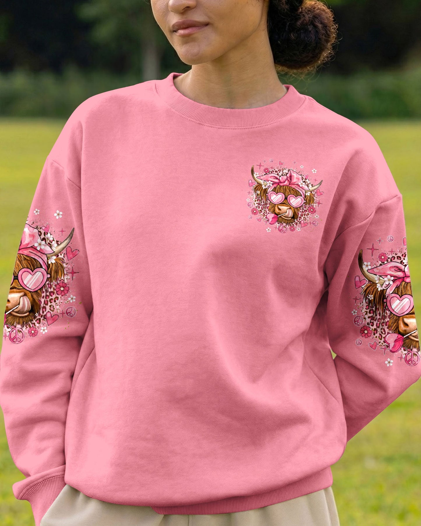 NOT IN THE MOOOOD COW ALL OVER PRINT - TYQY1006263