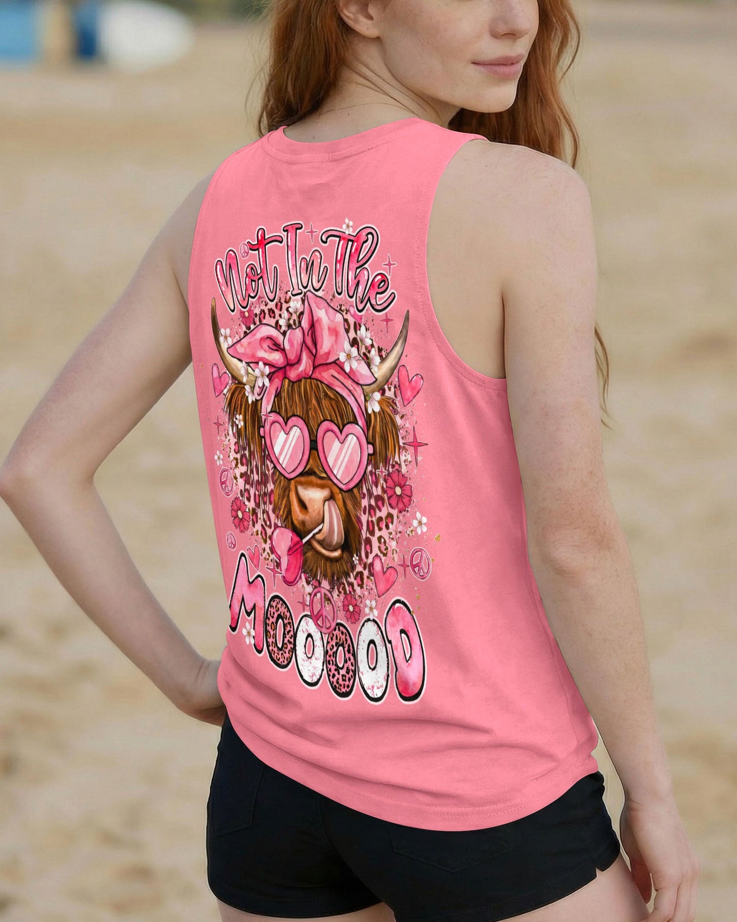 NOT IN THE MOOOOD COW ALL OVER PRINT - TYQY1006263