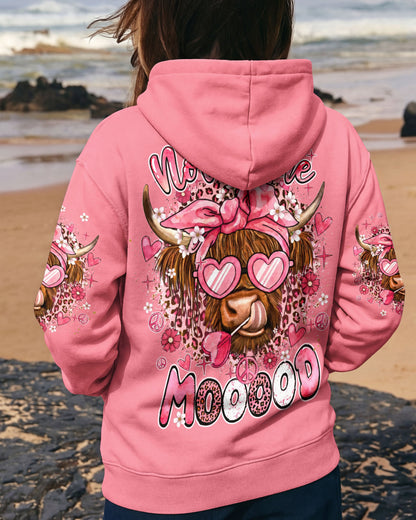 NOT IN THE MOOOOD COW ALL OVER PRINT - TYQY1006263